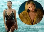 Kate Moss sort de la mer dans une tenue transparente et brille magnifiquement sur la couverture de Vogue Brésil